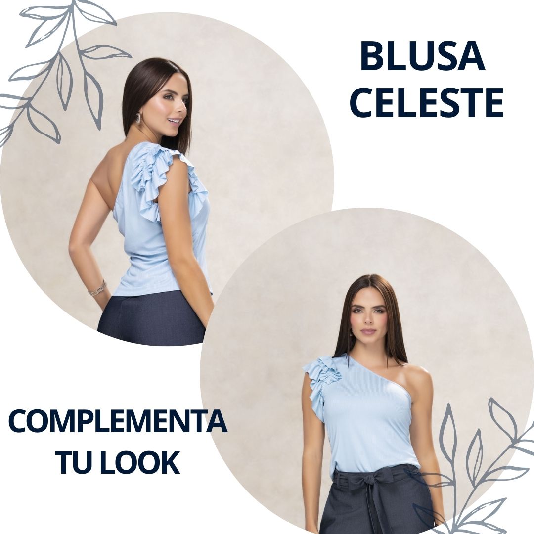 BLUSA CELESTE 💙