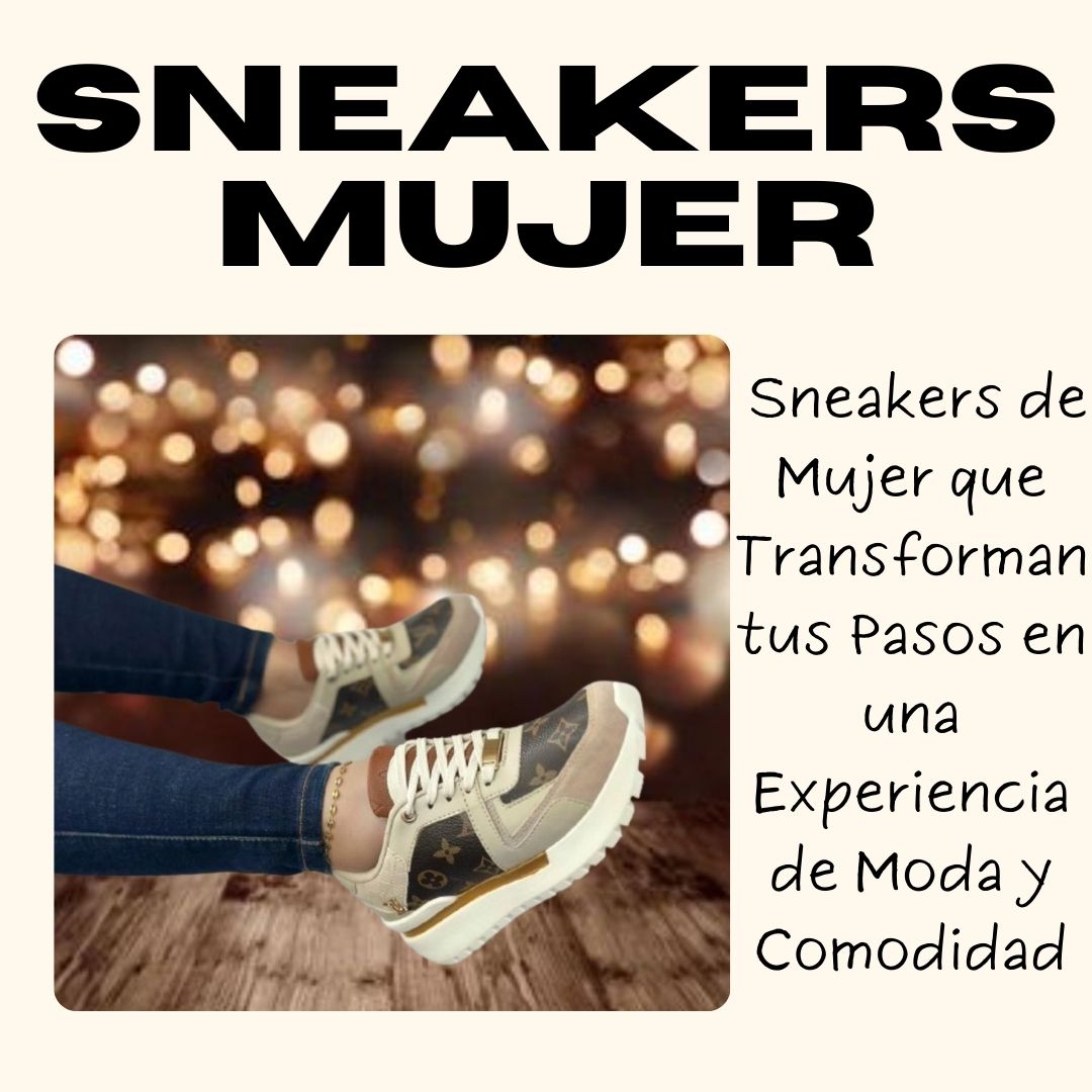 TENIS SNEAKERS DE MUJER LV