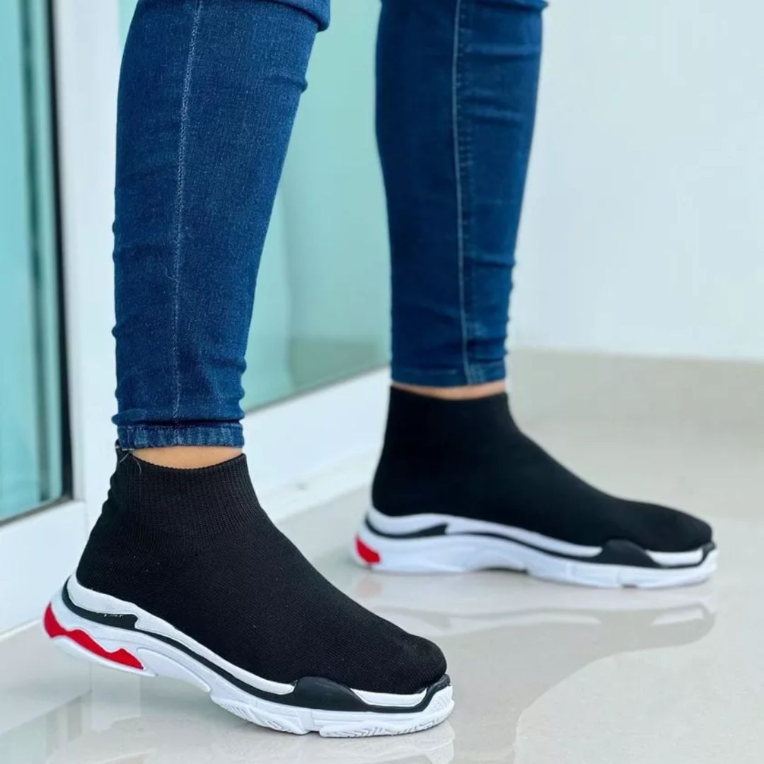 TENIS ESTILO PULL-ON TIPO MEDIA DEPORTIVA 👟