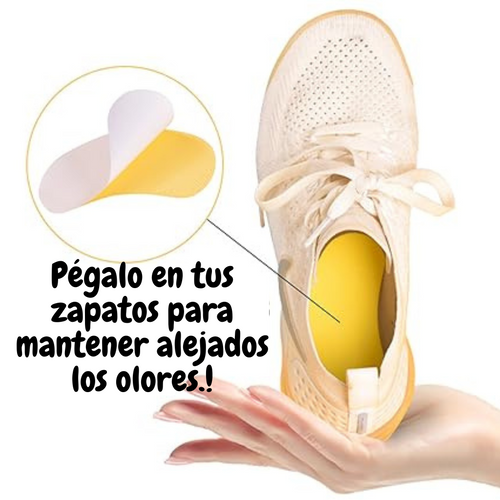 Parches eliminadores de olores de zapatos 👟