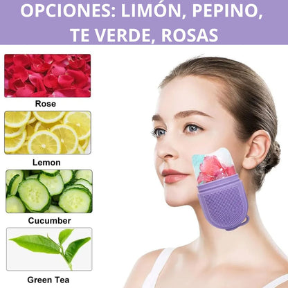 🧊ICE FACIAL Y MASAJEADOR SILICONA