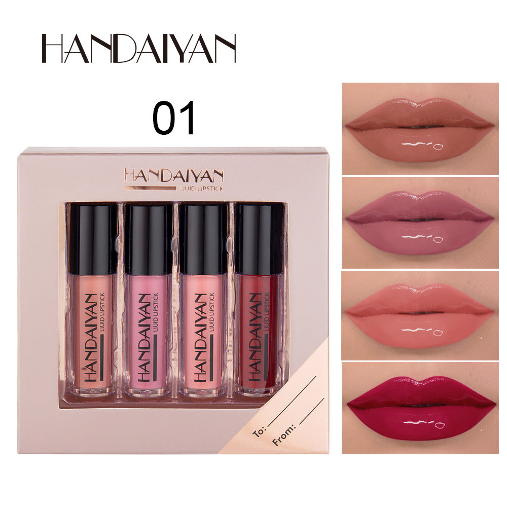 SET DE LABIALES HANDAIYAN x4 UND 💄